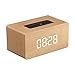 Produktbild NFY Aus Holz Tragbare Lautsprecher Bluetooth Speaker Mit UKW-Radio Wecker Sound Wiederaufladbare Drahtlose Leuchtet Subwoofer