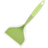 Sibba Silicone Wide Pancakes Spatula, Non-Stick Heat-Resistant Kitchen Fried Shovel, Turner for Eggs Fish Pancake Pizza Steak