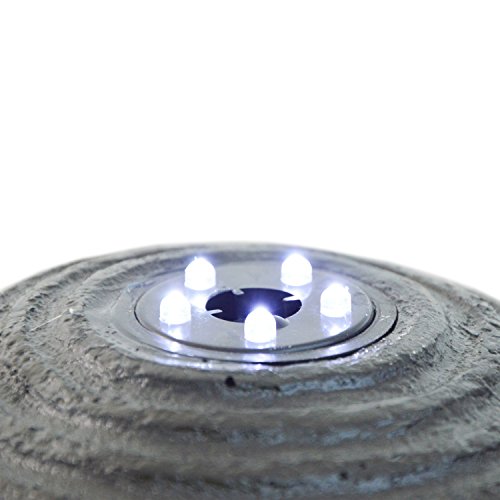 SOLAR GARTENBRUNNEN BRUNNEN SOLARBRUNNEN SPRINGBRUNNEN ZIERBRUNNEN VOGELBAD WASSERFALL GARTENLEUCHTE TEICHPUMPE – SPRINGBRUNNEN WASSERSPIEL für Garten, Gartenteich, Terrasse, Teich, Balkon, sehr DEKORATIV, VERBESSERTES MODELL MIT PUMPEN-INSTANT-START-FUNKTION SOLARTEICHDEKORATION, GARTENDEKO, LED-Solar-Set RATTAN mit schwarzer Kugel passend zu RATTAN GARTENMÖBEL RATTANSTÜHLE PFLANZKÜBEL SESSEL RATTANLIEGE SONNENLIEGE SONNENINSEL STRANDKORB LOUNGE GARTENLEUCHTE STEHLAMPE - 6