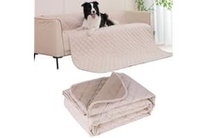 HezzLuv Coperta per Cani per Copriletto 203x152cm Protezione per Materasso e Mobili, Lavabile, Reversibile, Resistente ai Graffi, Anti-Pelo, per Cani e Gatti di Taglia Media e Grande