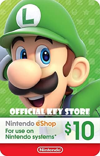 Nintendo eShop PrePaid Card $10 USD (Switch/3DS/Wii U)