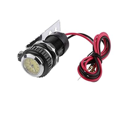 Générique 12v Chargeur Usb Adaptateur Imperméable Monter Poignée Guidon Moto avec Horloge - Noir