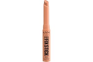 NYX Professional Makeup Correttore Pesca Scuro, Corregge le Discromie per Pelli da Medie a Scure, Tenuta fino a 12h, Arricchito con Acido Ialuronico, Pro Fix Stick, Tonalità: Dark Peach, 1,6 g