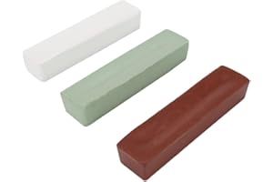 QZATACAEN Buffing Polishing Cutting Compounds 12 Oz. Kit 112g/each - Green Fine/White Medium/Red Coarse - 3 Pack