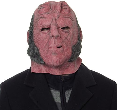 Hellboy Halloween Fancy Party Overhead Latex Masks Hellboy Movie Latex Mask