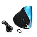 Produktbild Gazechimp 2.4Ghz Vertikal Optische Funkmaus Ergonomisch Design Mouse 2400dpi 5-Tasten - Blau