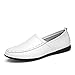 Produktbild Xujw-shoes, 2018 Herren Mokassins Männer Leger Drive Loafers Legume Schuhe Weiche Echtes Leder Atmungs Low Top Große Größe Boot Mokassins (Color : Weiß, Größe : 43 EU)
