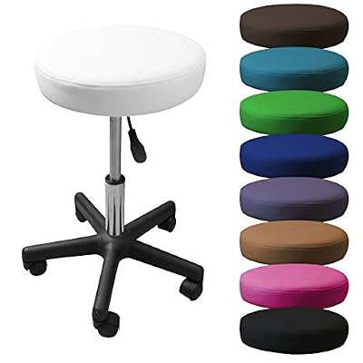 Vivezen Linxor France ® Tabouret à roulette réglable en hauteur de 45 à 62 cm et pivotable à 360° - 9 coloris - Norme NF EN 1022