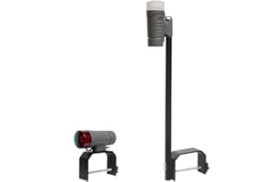 Sebnux Boat Stern and Bow Light Kit Battery Boat Navigation Light for Kayak (Marine Grey)