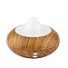 Produktbild Holz Farbe LED Ultraschall Smart-Aroma Diffuser Essential Oil Air Diffuser Luftbefeuchter Aromatherapie Mist Für Home Office Holz Farbe