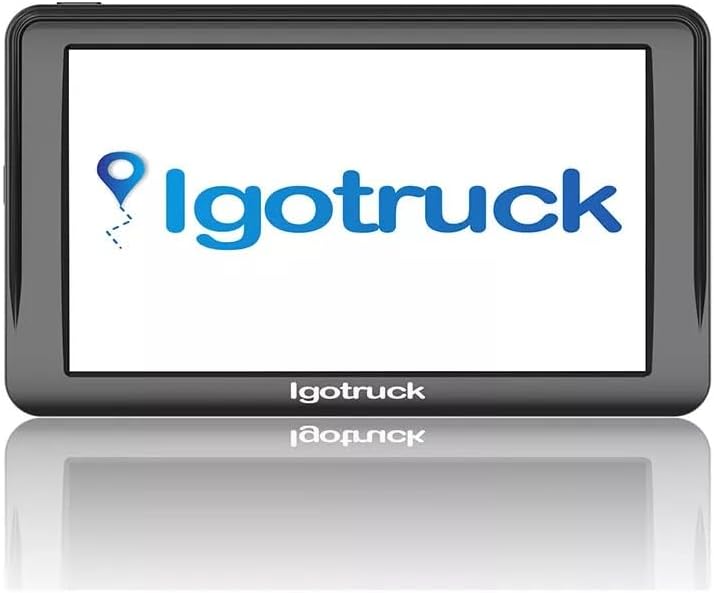 Igotruck 7" Pro Navegador GPS para Camión Profesional, Mapas Europa y Marruecos, +450.000 Puntos Interés, Actualizaciones Gratuitas, Ideal Camiones, Buses, Autocaravanas, Furgonetas Reparto
