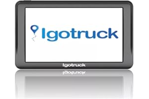 Igotruck 7" Pro Navegador GPS para Camión Profesional, Mapas Europa y Marruecos, +450.000 Puntos Interés, Actualizaciones Gratuitas, Ideal Camiones, Buses, Autocaravanas, Furgonetas Reparto