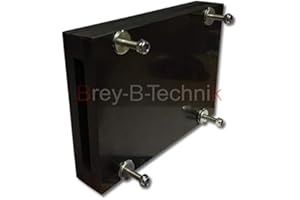 Brey B Technik Motorsägenhalterung Motorsägenhalter mit Gewindebolzen Motorsäge Kettensäge für Seilwinden, Rückewagen