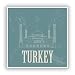 Produktbild 2 x Türkei Vinyl Aufkleber Reise Gepäck # 10599 - 20cm/200mm Wide