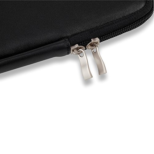 KAVAJ Lederh  lle Tasche Sleeve  Sydney  F  r Das Apple Macbook Pro 13  Retina Schwarz Aus Echtem Leder  D  nne Tasche Als Edles Zubeh  r F  r Das Mac