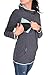 Milchshake Women's Maternity Hoodie -  Grey - Large
