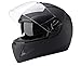 Produktbild XGHW Elektrische Batterie Motorradhelm Männer und Frauen Vier Jahreszeiten Vollvisierhelm warmen Full-Cover-Helm (Farbe : SCHWARZ, größe : 58cm)
