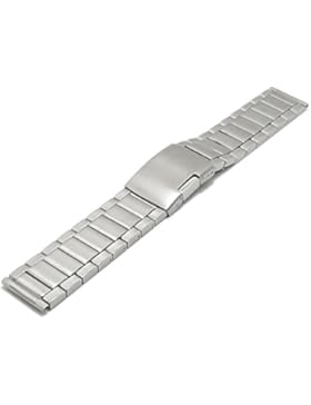 Meyhofer Uhrenarmband Ottawa 22-24mm Edelstahl Massiv-Look teilweise poliert MyBrkmb5011/22-24mm/stahl