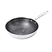 Produktbild Edelstahl Wok Kein Öl Rauch Antihaftwanne Flache Unterseite Kochen Topf Gasherd Universal Antihaftpfanne