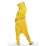Free Fisher Damen/ Herren Schlafanzug Pyjama, Tier Kostüm, Ente Gelb, Gr. M (Körpergröße 160-169 CM) - 
