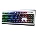 Produktbild Gaming-Tastatur Mechanische Tastatur Metallplatte RGB Hintergrundbeleuchtung Makro Programmiercomputer Verdrahteter Knopf 104 Grüne Achse Passend Für Spiel Büro