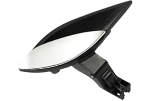 CG94 - Poignée de Porte Intérieure Droite Avant/Arrière | Compatible Fiat C-Roma Depuis 2005 | Noir avec Levier Chromé, Noir