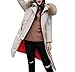 Produktbild Subfamily Daunenjacken für Damen, Steppjacke Frauen Winter Warmer Faux Pelz Mit Kapuze Mantel Starke Lange Jacken Verdickte Kapuzenjacke Jacke Warm Outwear Farbiger ReißVerschluss (Khaki, XXL)