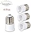 Produktbild 4PCS E27 zu B22 Edison LED Leuchtmittel-Fassung Konverter-Adapter Fassung Extender Halter Energiesparend Lampe (E27 zu B22)