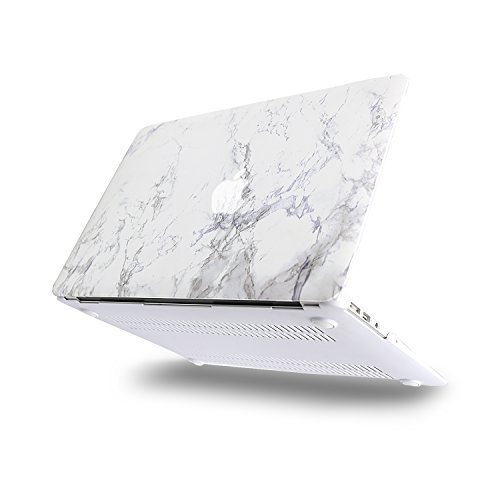 MOSISO MacBook Air 13 H  lle - Ultra Slim Hochwertige Plastik Hartschale Tasche Schutzh  lle Snap Case f  r MacBook Air 13 Zoll  A1466   A1369   Wei  