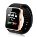 Produktbild PELTEC@ Bluetooth Smart Watch Uhr Sport Armbanduhr für Iphone iOS + Android mit Kamera SIM goldfarben Smartwatch