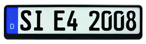 Preisvergleich Produktbild Kennzeichenhalter SW-2teilig