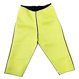 DODOING Damen Mädchen Hot Capri Shapers Pants Schwitzhose Fitnesshose Training Capri Schlank Hose Neopren - 2