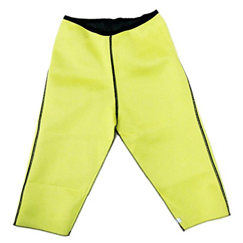 DODOING Damen Mädchen Hot Capri Shapers Pants Schwitzhose Fitnesshose Training Capri Schlank Hose Neopren - 2
