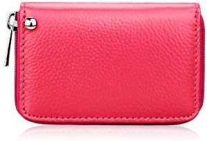 Rose Red : Fashion Lady Plastic Card Holder Women Coin Pouch Male Purse Women Wallet With Small Size Multicolor Business Pack Bus Card Bag