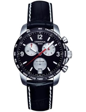 Certina Herren-Armbanduhr XL Chronograph Quarz Leder C001.417.16.057.01