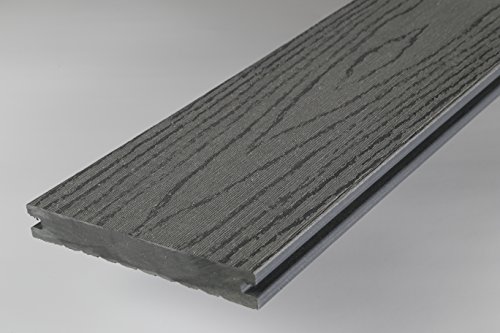 WPC Terrassendiele Volldiele Inovation 138 x 19 mm Musterbox mit allen Systemteilen - 6