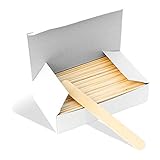 SUPVOX Wooden Tongue Depressor Disposable Waxing Spatulas Wax Stick 100pcs