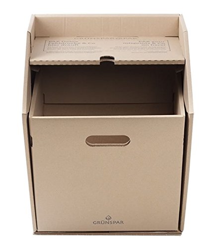 Grünspar PAK – Papierkorb aus Pappe mit Schmierblattablage - 2