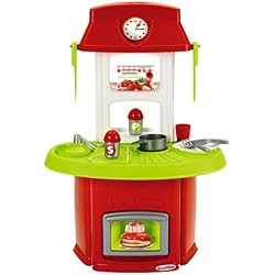 Jouets Ecoiffier - 1709 - Cuisine Coquillette - Cuisine pour enfants avec accessoires - 13 pièces - De 18 mois à 5 ans - Fabriquée en France