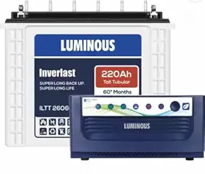 LUMINOUS EcoVolt850+ILTT26060 Tubular Inverter Battery (220AH)