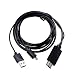 Produktbild MHL Micro USB 1080p HD TV Kabel Adapter Für Android Handy Zum HDMI - Schwarz