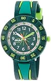 Flik Flak Junge-Armbanduhr Analog One Size, grün, grün