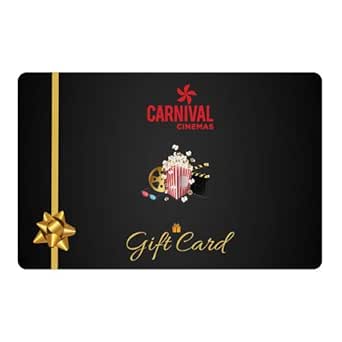 Carnival Cinemas Gift Card - Rs.500: Amazon.in: Gift Cards