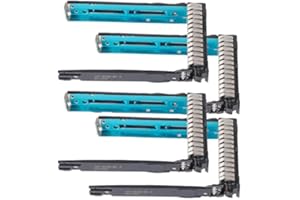 Heretom 4-Pack 2.5" SFF SAS SATA Hard Drive Tray Caddy 651687-001 651699-001 Vassoio Replacement per HP G9 Gen9 DL380p DL360p DL160 DL560 G8 DL385 Series (Non Adatto per 8,9 cm Series)