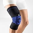Bauerfeind GenuTrain Knee Support - breathable knit compression knee brace to relieve pain and swelling from arthritis, ACL injury, Miniscus tear, machine washable knee sleeve (Black, 6)