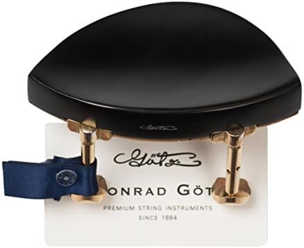 Conrad Gotz 1590G-NAT Chinrest Kaufmann for Violin, Natural Ebony
