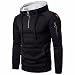 Produktbild Kapuzenpullis Hoodie Jacken Herren Strickjacke Herbst Herbst Sweatjacke Winte Kapuzenpullover Kapuzensweater Pullover Langarm Sweatshirt Kapuzen Outwear Mantel Strickpullover Sweater Bluse LMMVP (XL, Schwarz)