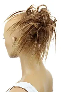 Brown Mix # 33At26 G6F: Prettyshop Hairpiece Hair Rubber Scrunchie Scrunchy Updos Voluminous Wavy Messy Bun Brown Mix # 33At26 G6F