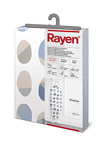 Rayen 6279.06 Funda de Plancha muletón, Tela, Multicolor, 51 x 127 cm