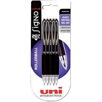 Uni-ball Signo 207 : Uni-ball Signo 207 - Medium - Zwart